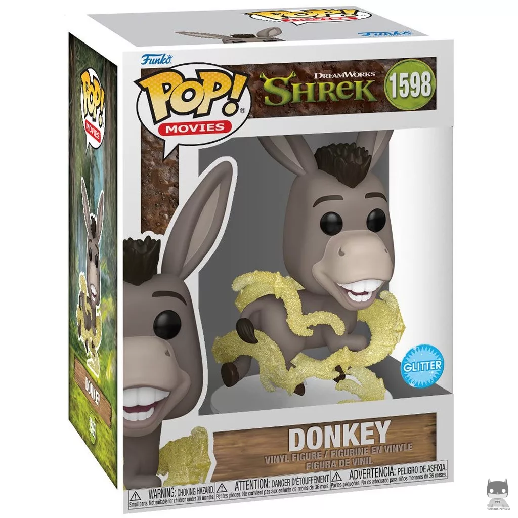 Donkey (Glitter) Funko Pop! figure in its box