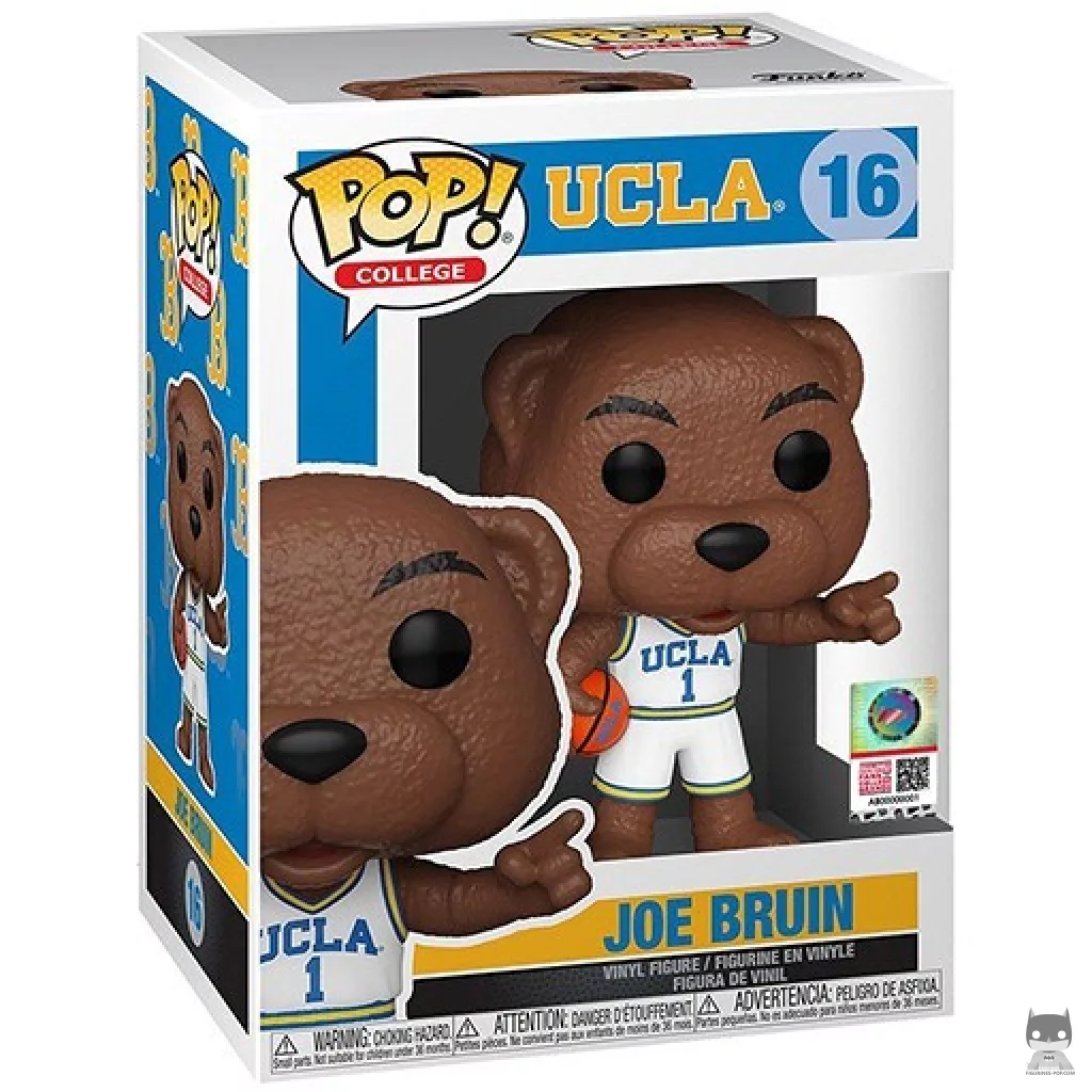 Joe Bruin (UCLA) Funko Pop! figure in its box