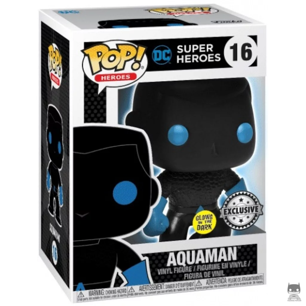 Aquaman (Silhouette) Funko Pop! figure in its box