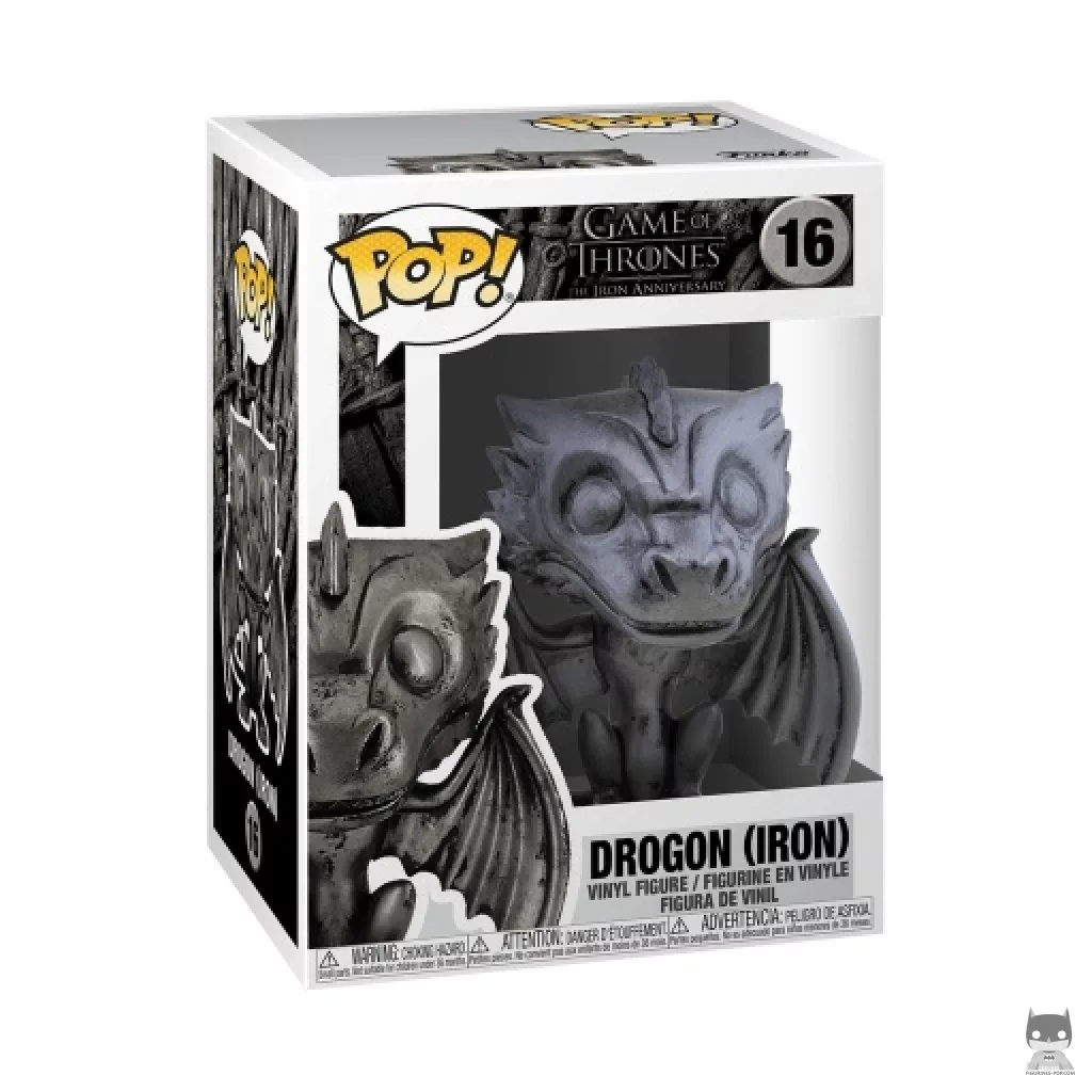 Drogon (Iron) Funko Pop! figure in its box