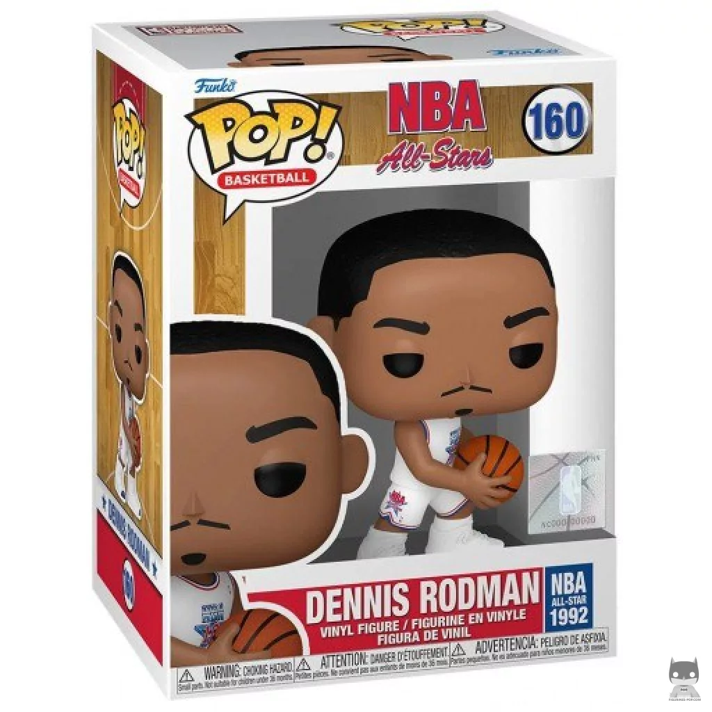Dennis Rodman Funko Pop! figure in its box