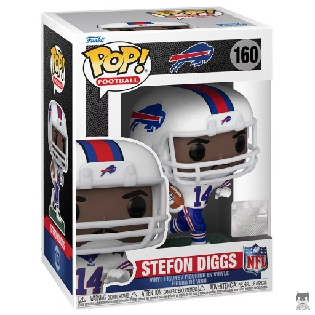 Stefon Diggs Funko Pop! figure in its box