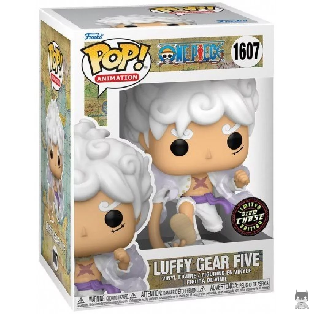 Luffy Gear Five (Chase & Glow in the Dark) Funko Pop! figure in its box