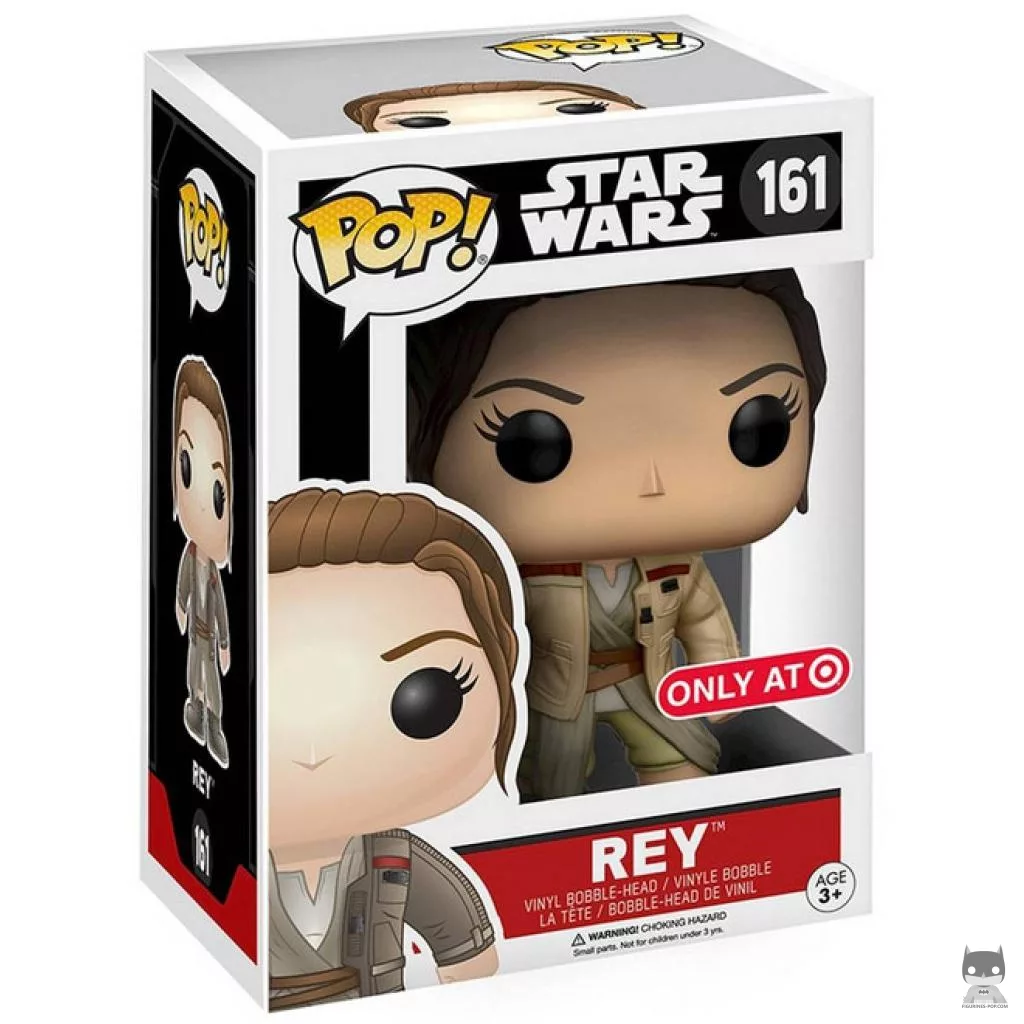 Rey with Jacket Funko Pop! figure in its box