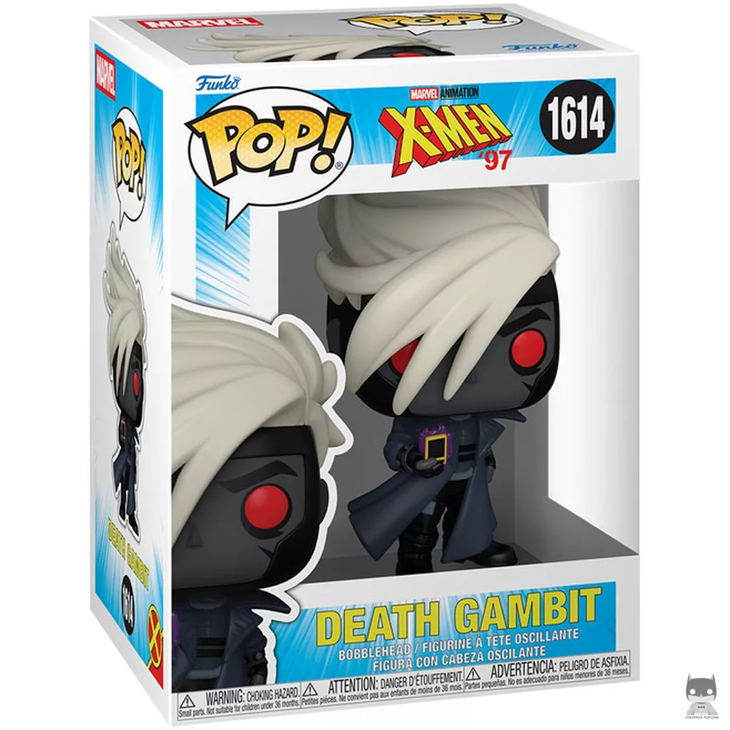 Death Gambit Funko Pop! figure in its box