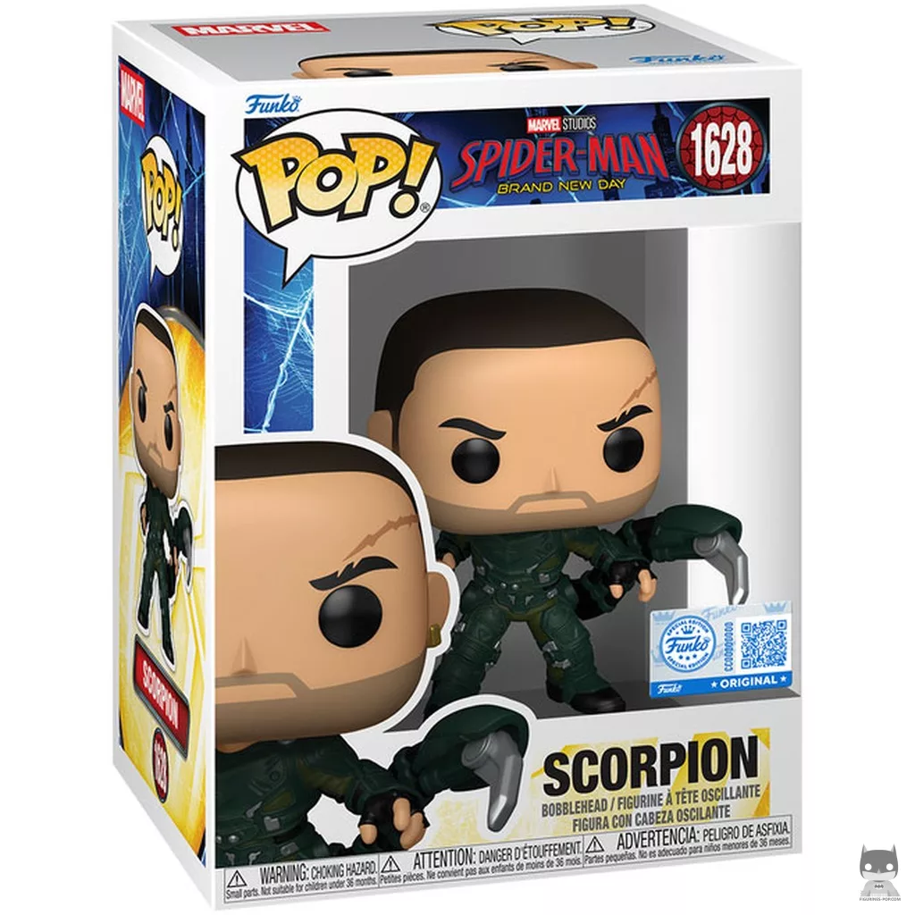 Scorpion Funko Pop! figure in its box