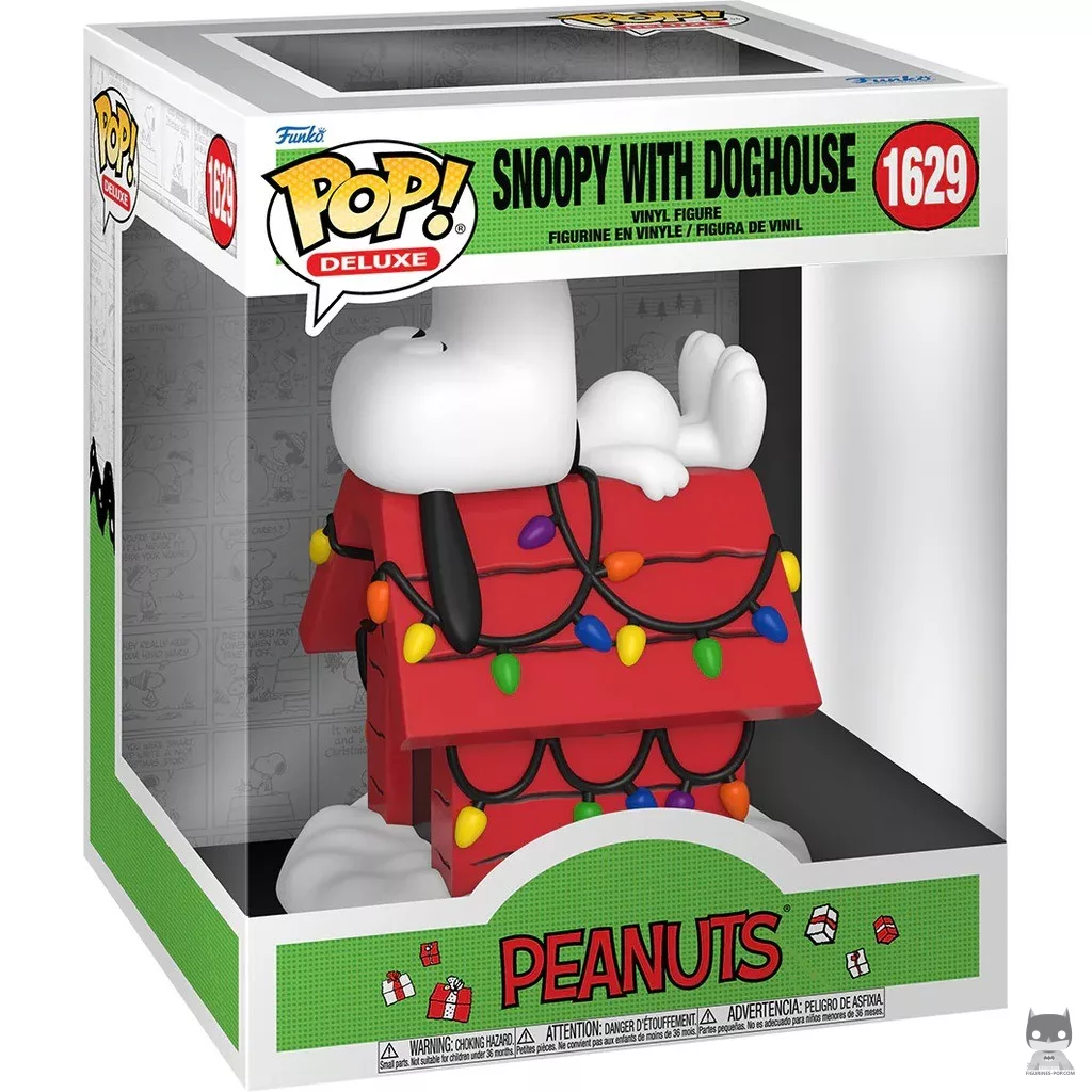 Snoopy with doghouse (Deluxe) Funko Pop! figure in its box