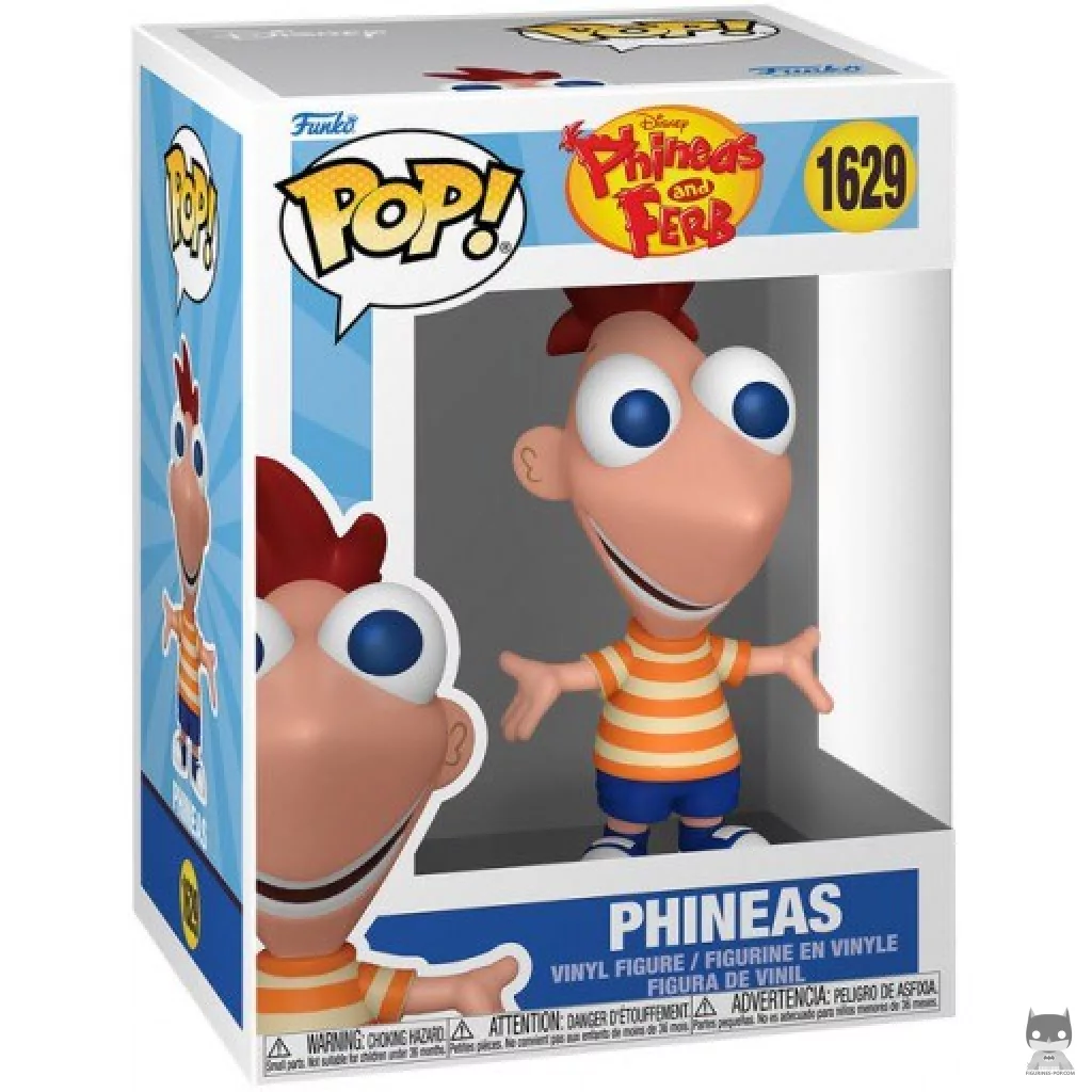 Phineas Funko Pop! figure in its box