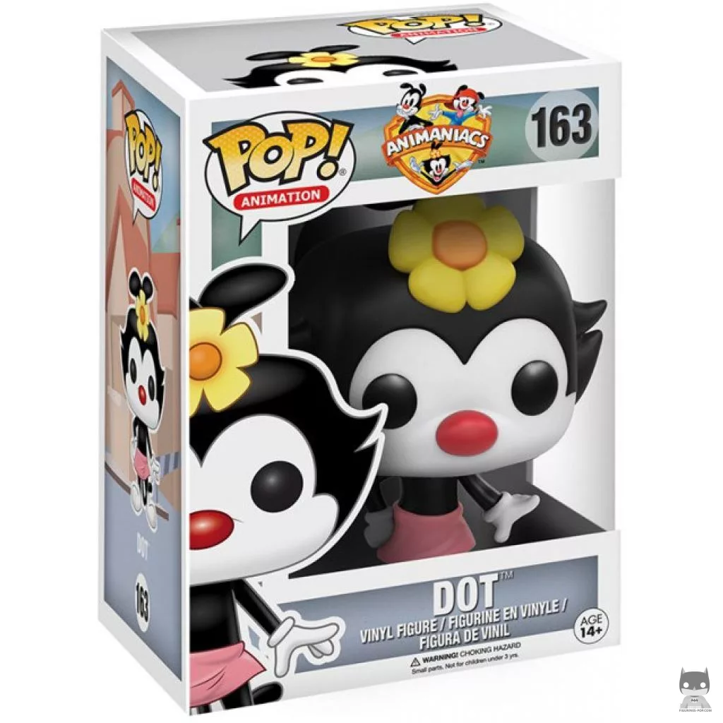 Dot Funko Pop! figure in its box