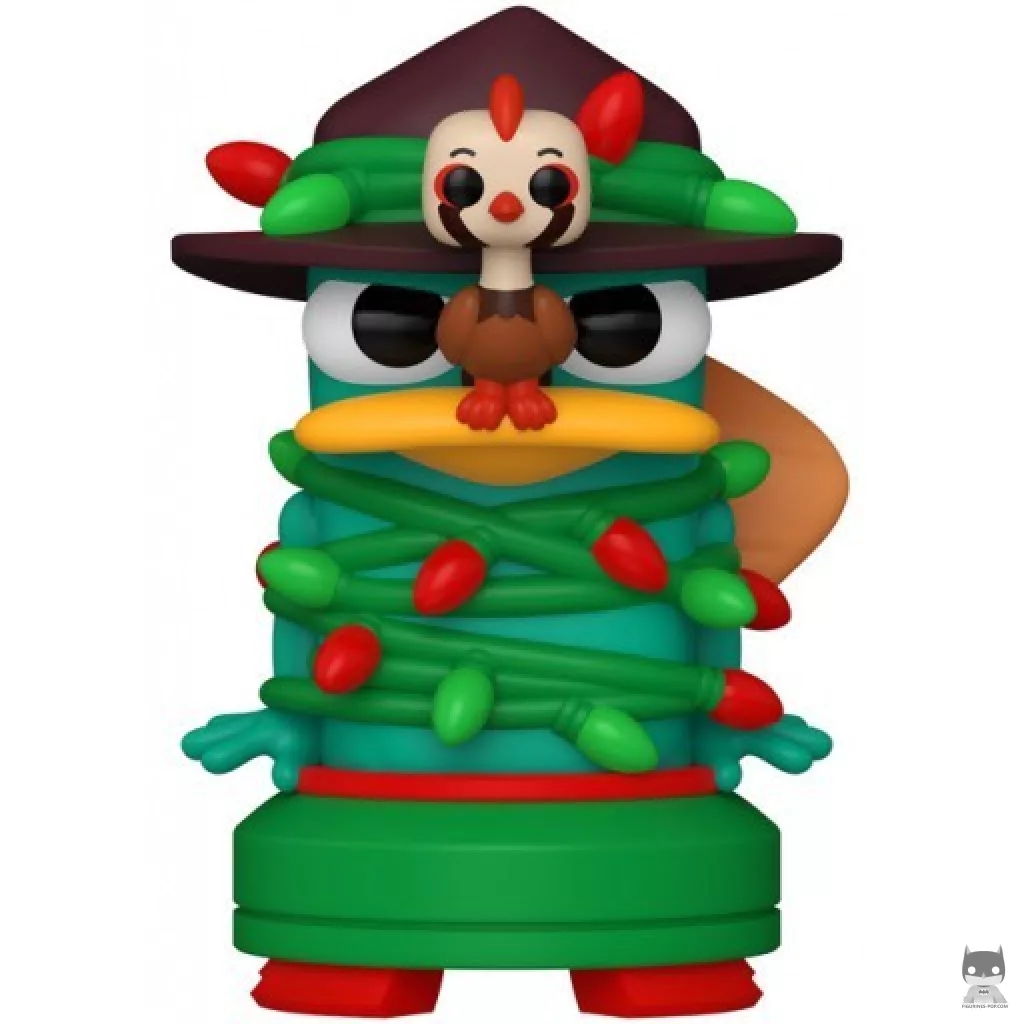 Partridge on a Perry Funko Pop! figure (Phineas & Ferb)