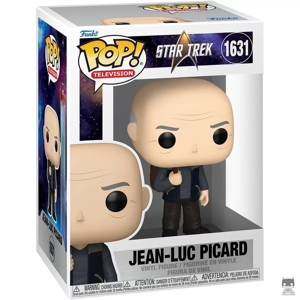 Jean-Luc Picard Funko Pop! figure in its box