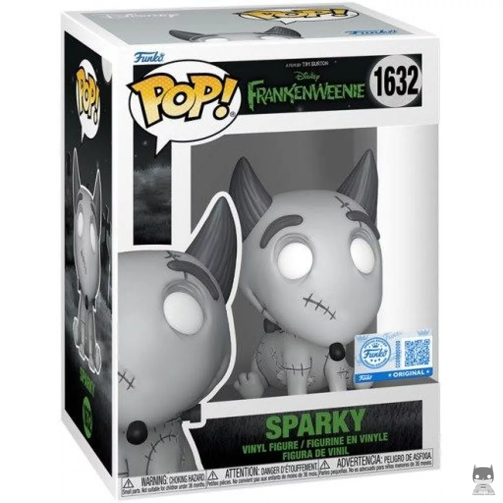 Sparky Funko Pop! figure in its box