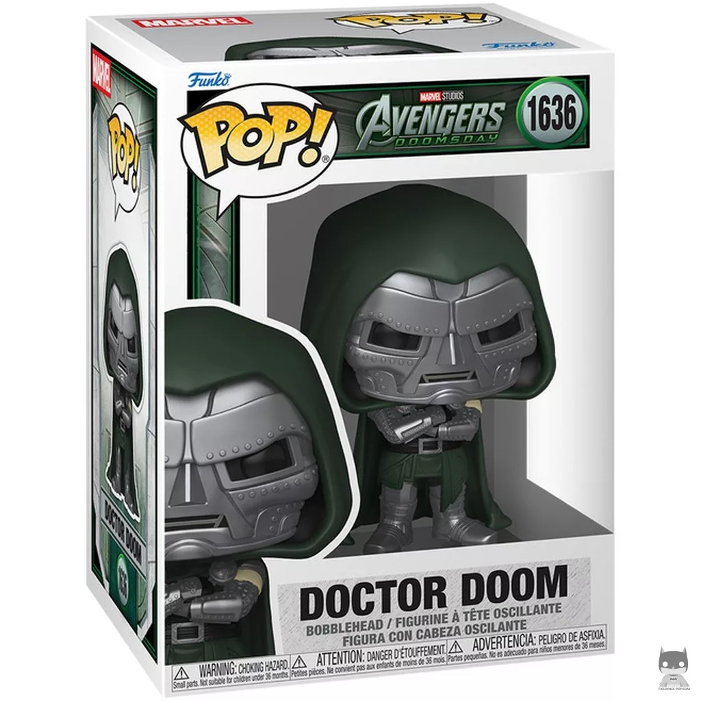 Doctor Doom Funko Pop! figure in its box