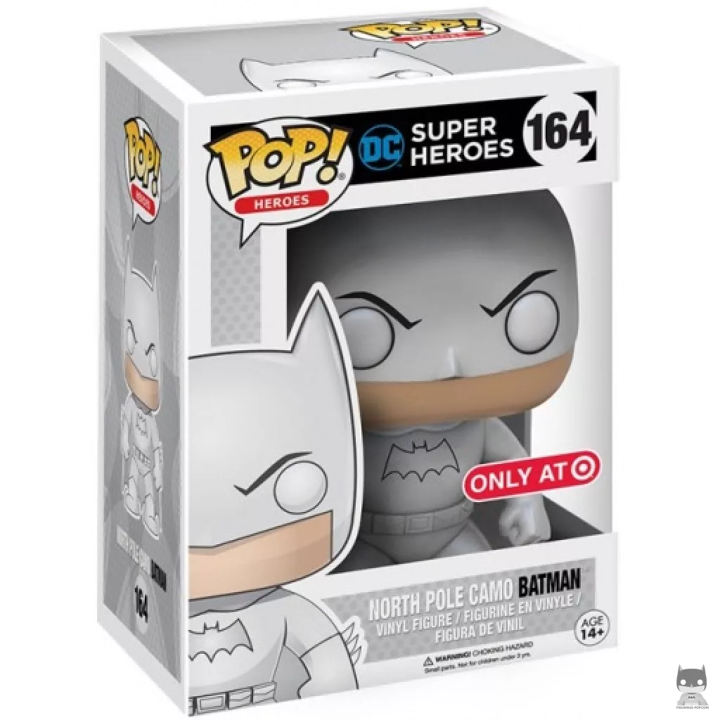 North Pole Camo Batman Funko Pop! figure in its box