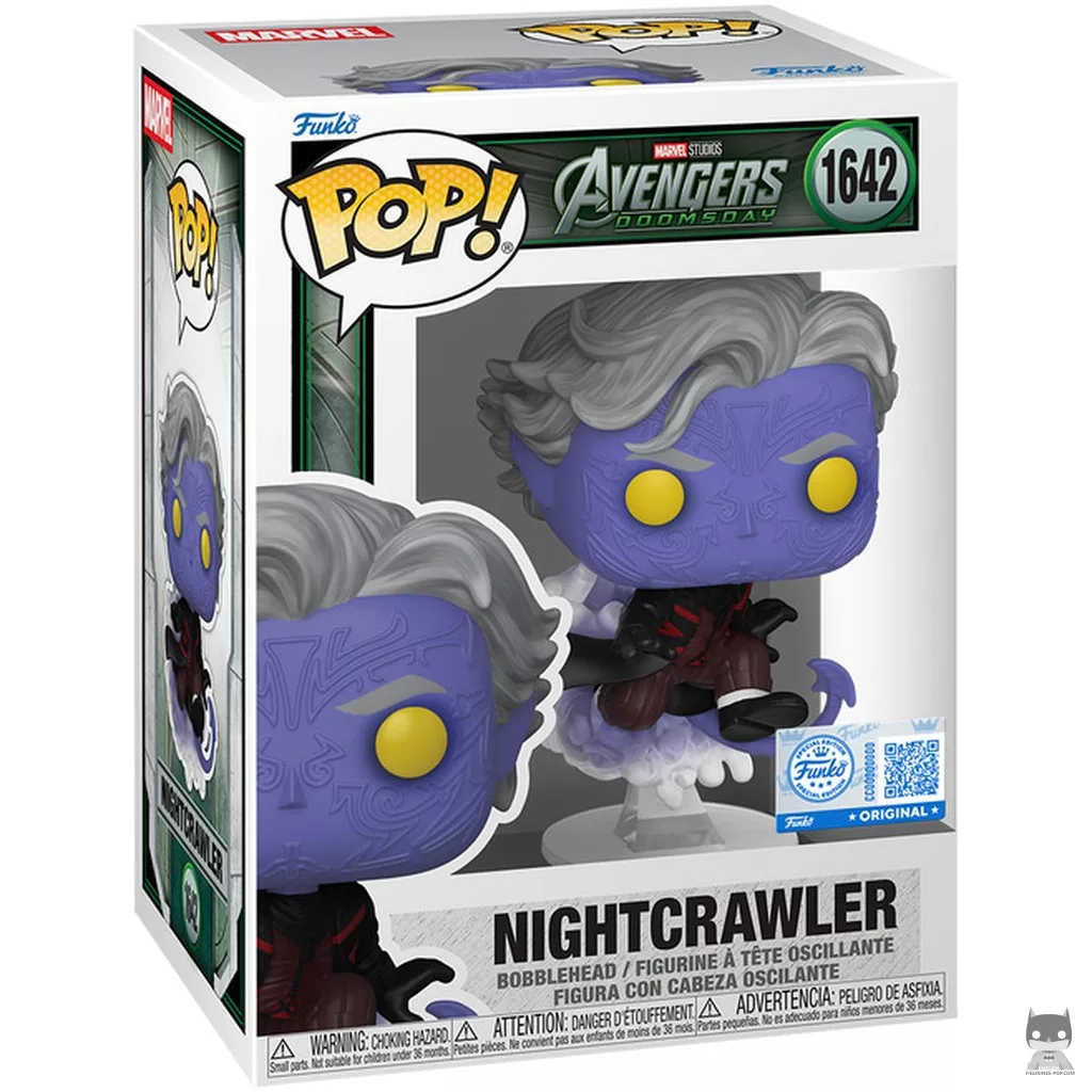 Nightcrawler Funko Pop! figure in its box