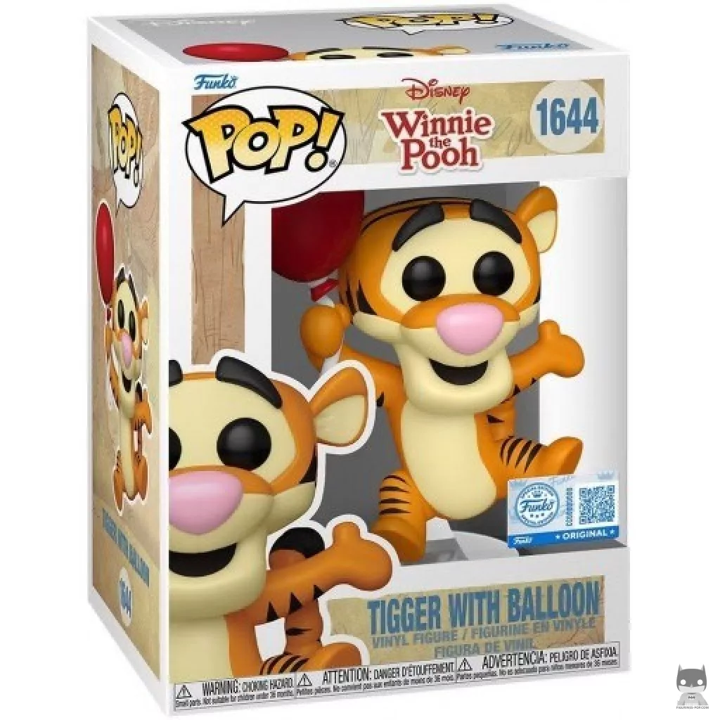 Tigger with Balloon Funko Pop! figure in its box
