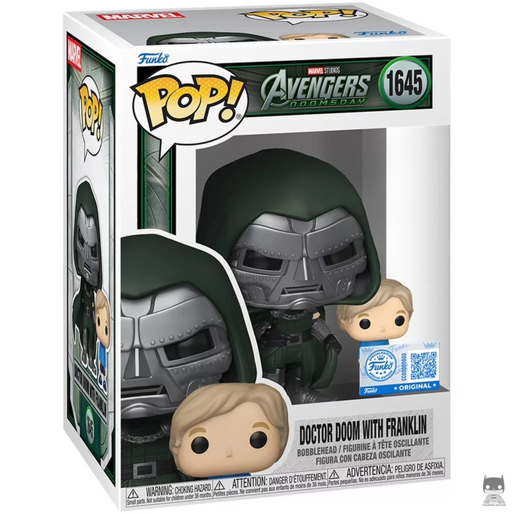 Doom with Franklin Funko Pop! figure in its box