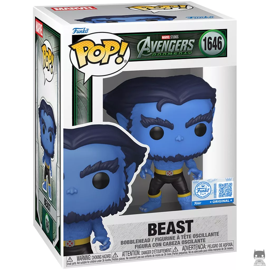 Beast Funko Pop! figure in its box