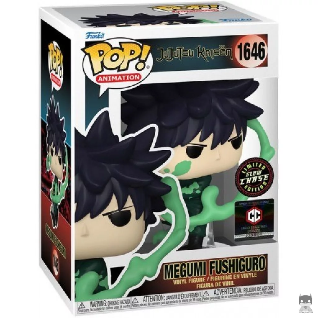Megumi Fushiguro (Chase & Glow in the Dark) Funko Pop! figure in its box