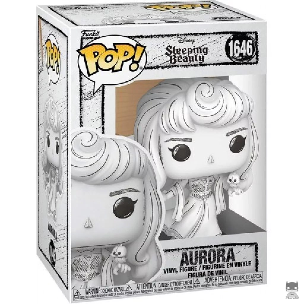 Aurora (Sketched) Funko Pop! figure in its box