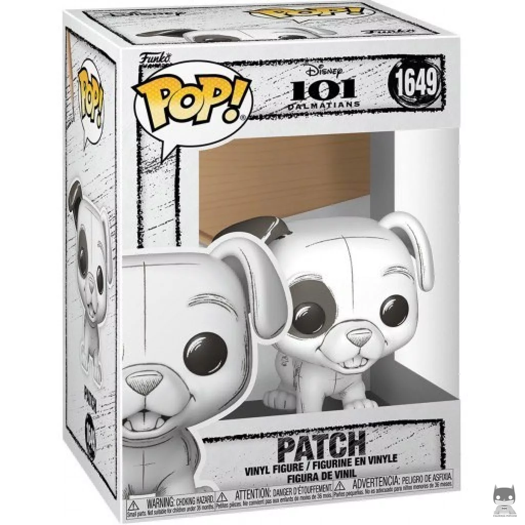 Patch (Sketched) Funko Pop! figure in its box
