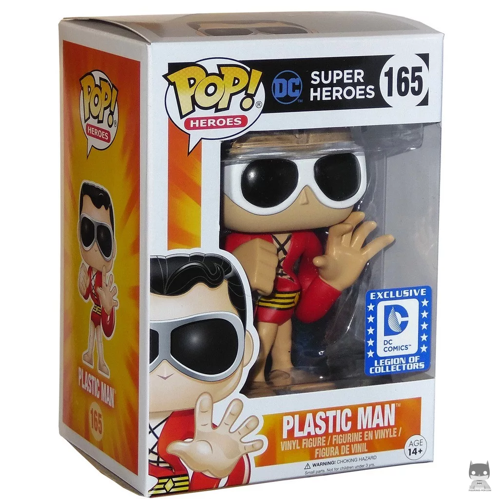 Plastic Man Funko Pop! figure in its box
