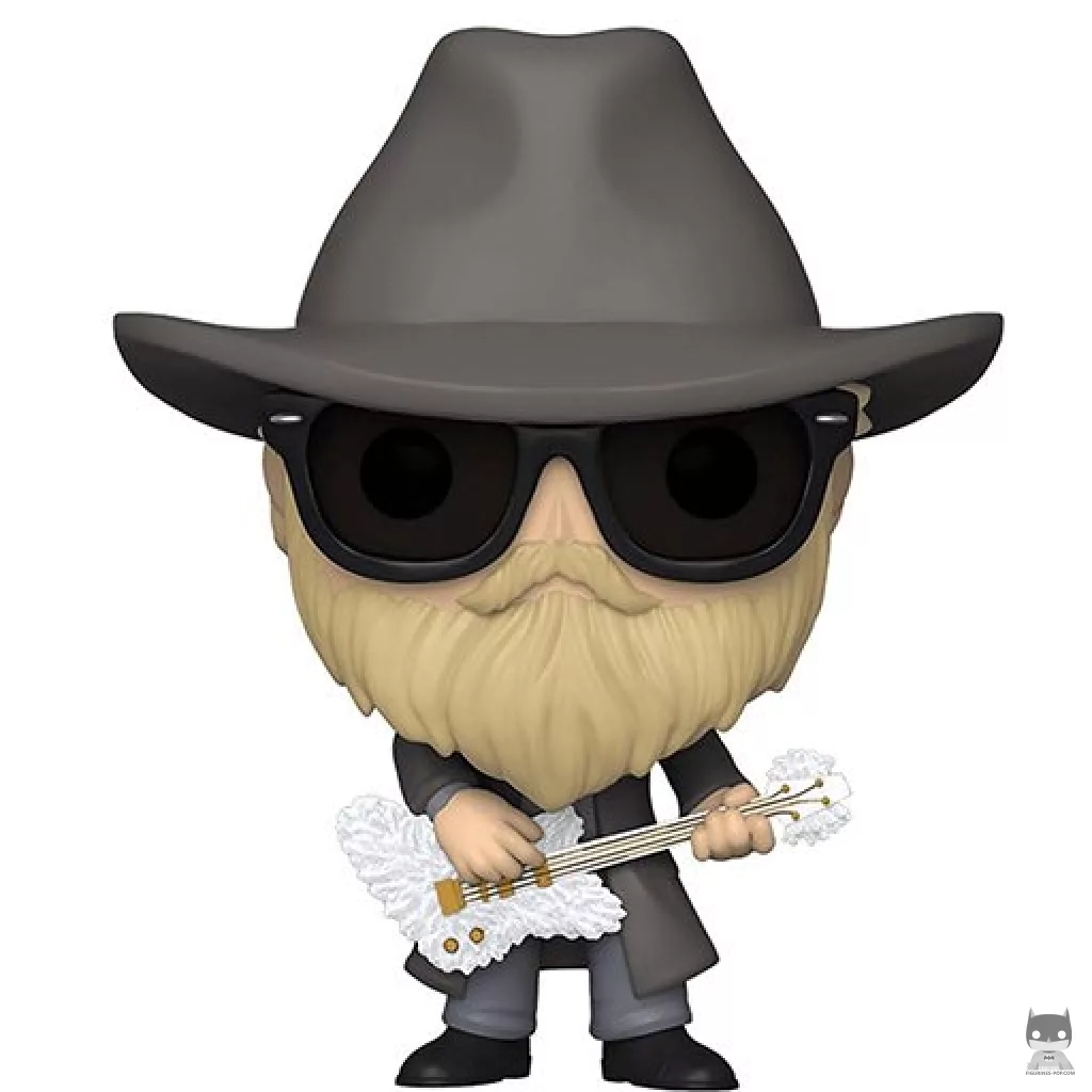 Dusty Hill (Flocked) Funko Pop! figure (ZZ Top)