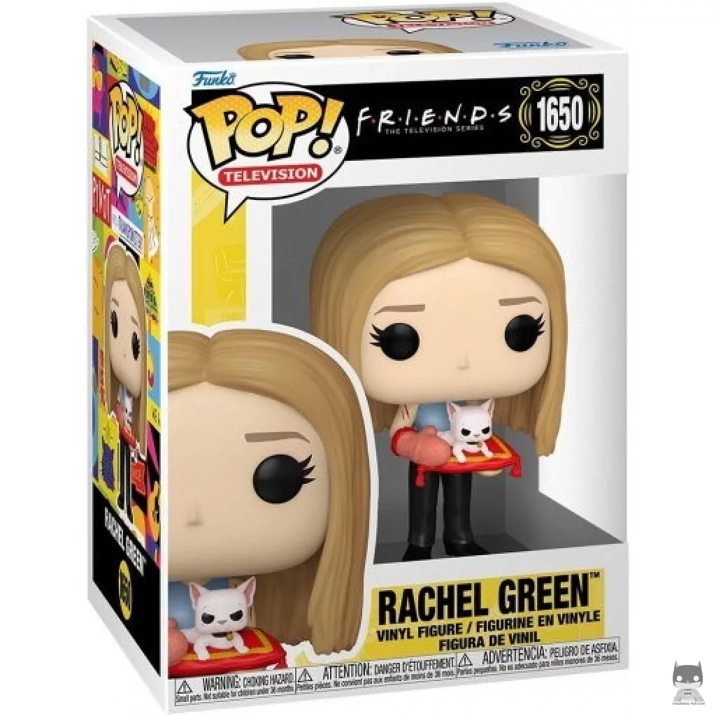Rachel Green (with Mrs. Whiskerson) Funko Pop! figure in its box