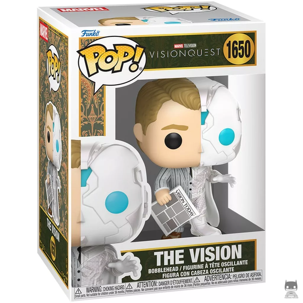 The Vision (Split) Funko Pop! figure in its box