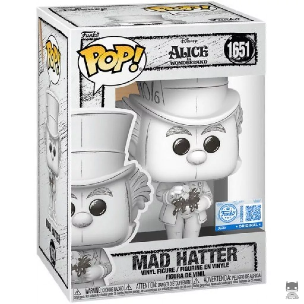 Mad Hatter (Sketched) Funko Pop! figure in its box