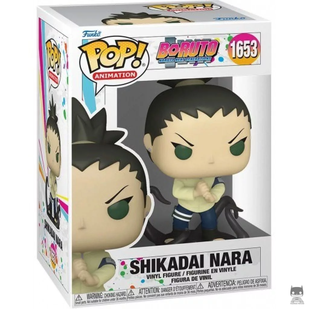 Shikadai Nara Funko Pop! figure in its box
