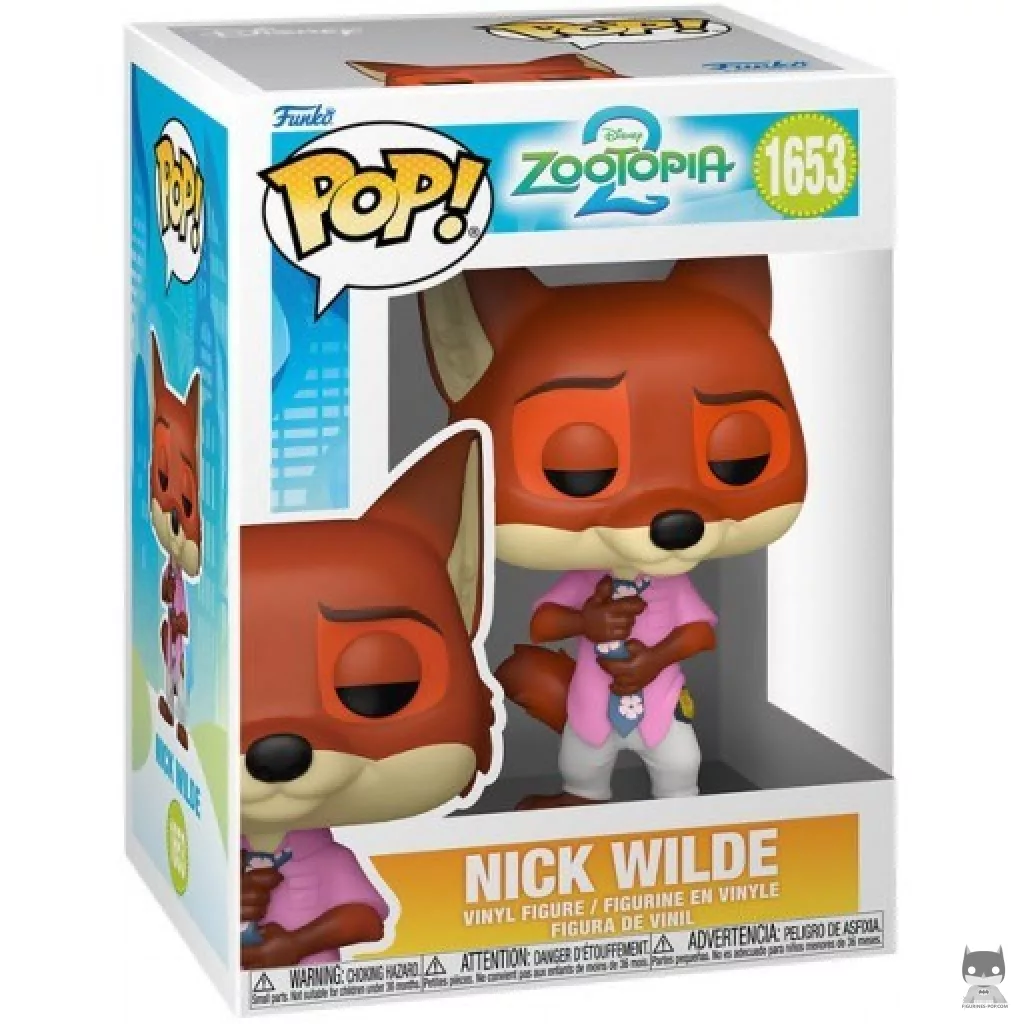 Nick Wilde Funko Pop! figure in its box