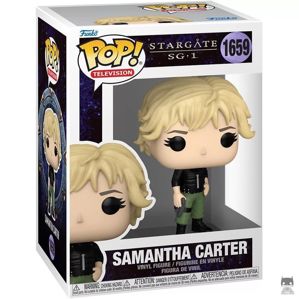 Samantha Carter Funko Pop! figure in its box