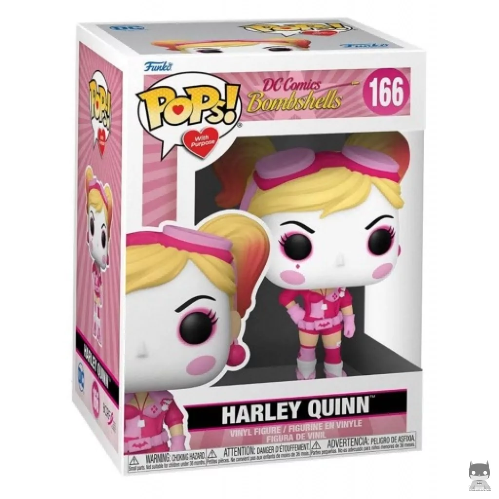 Harley Quinn (Breast Cancer) Funko Pop! figure in its box