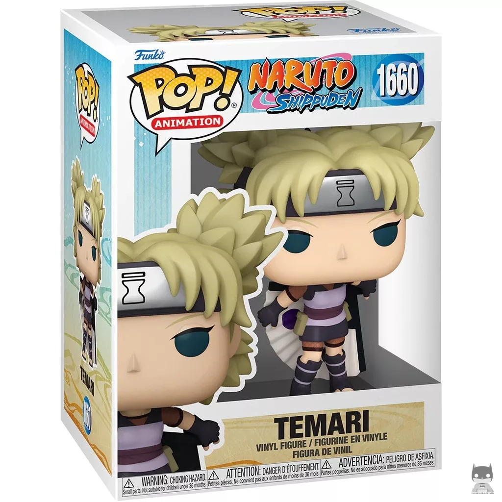 Temari Funko Pop! figure in its box