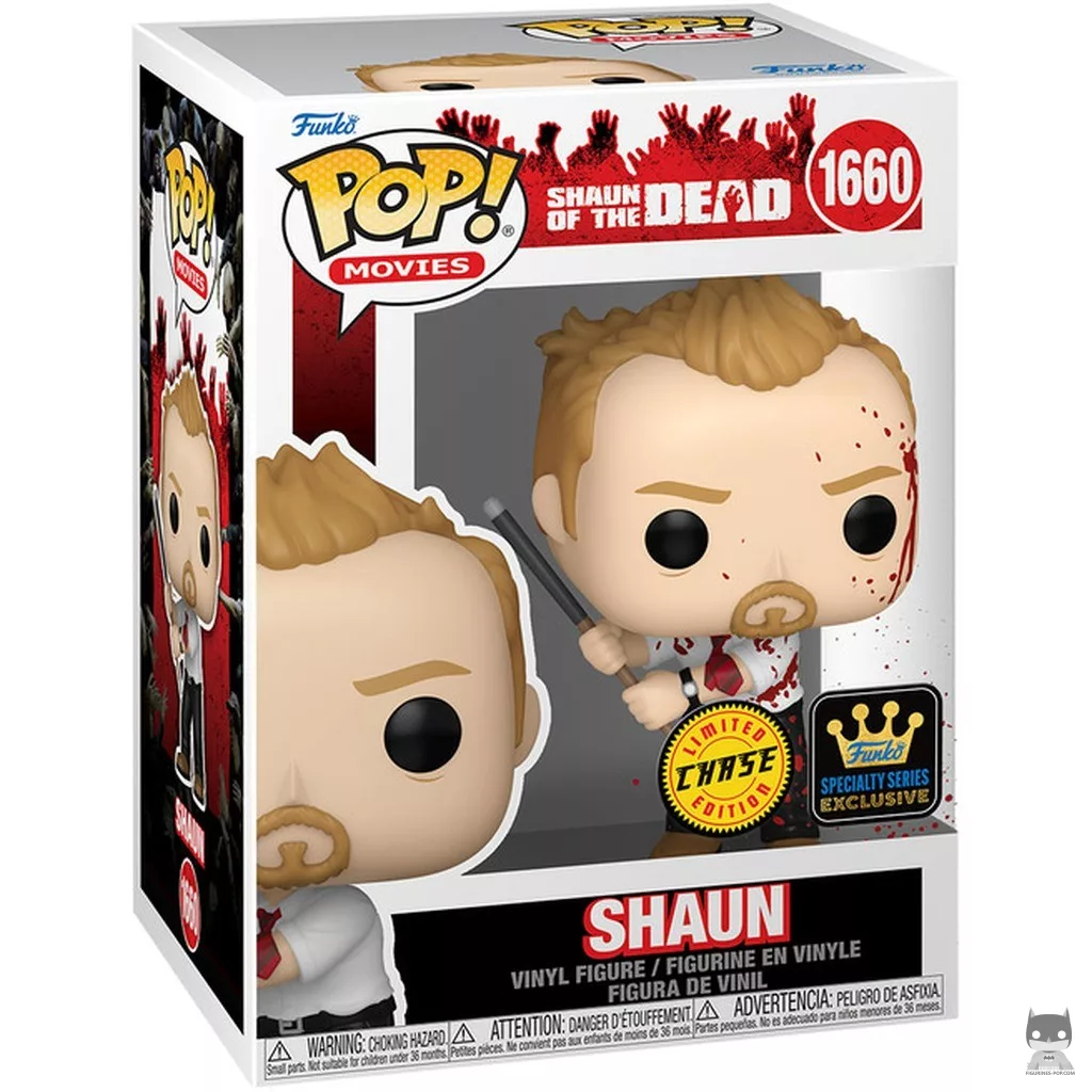 Shaun (Chase & Bloody) Funko Pop! figure in its box