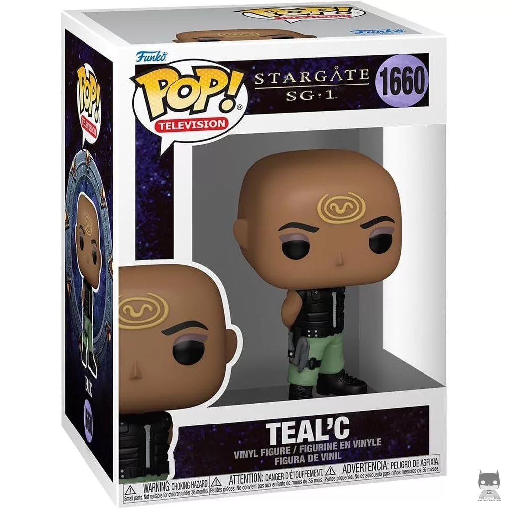 Teal'c Funko Pop! figure in its box