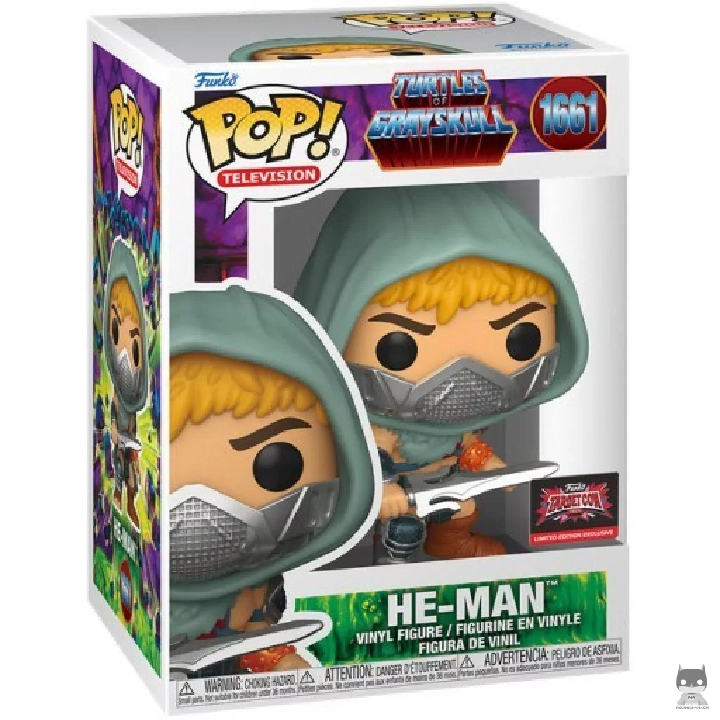 He-Man (Teenage Mutant Ninja Turtles) Funko Pop! figure in its box