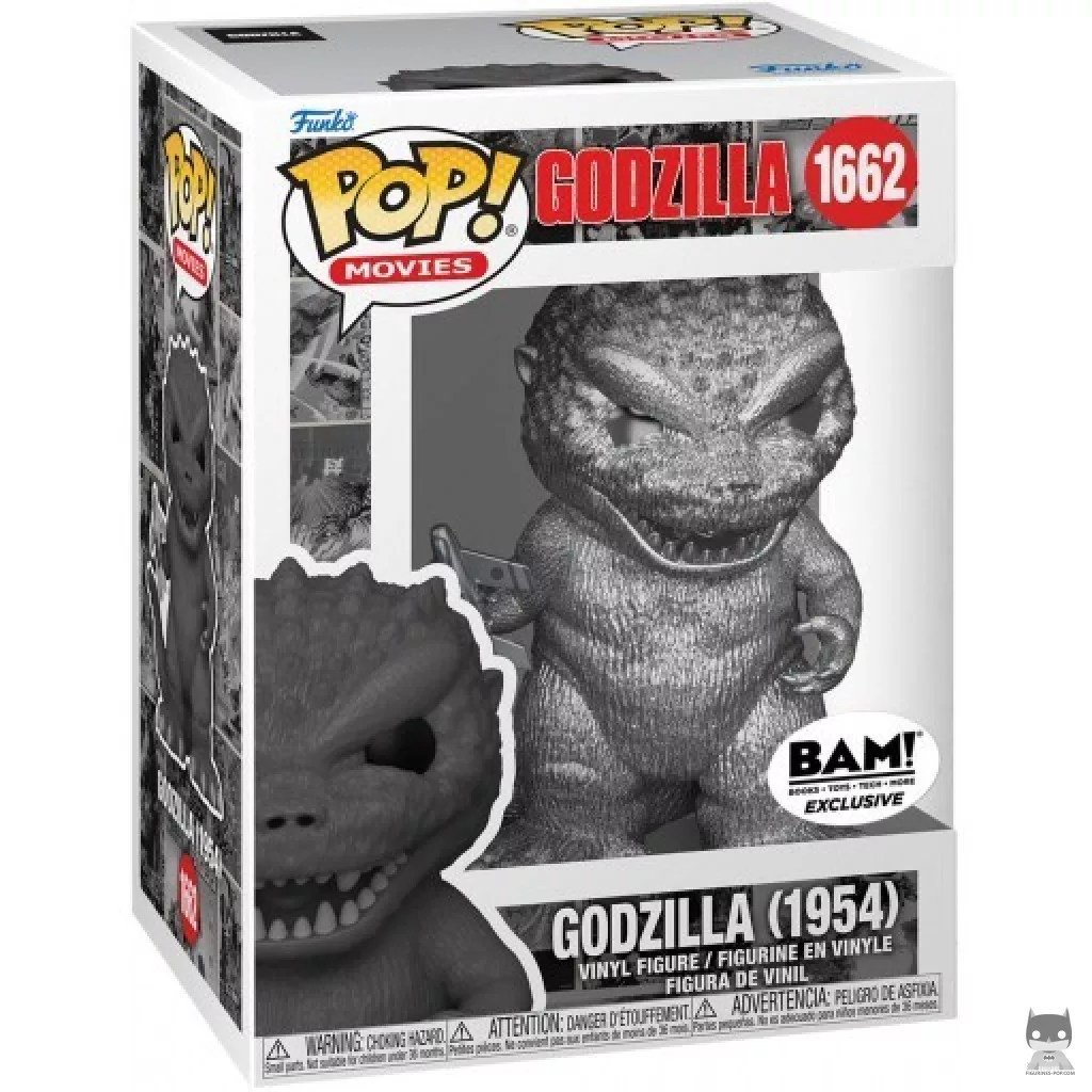 Godzilla (1954) (Silver) Funko Pop! figure in its box