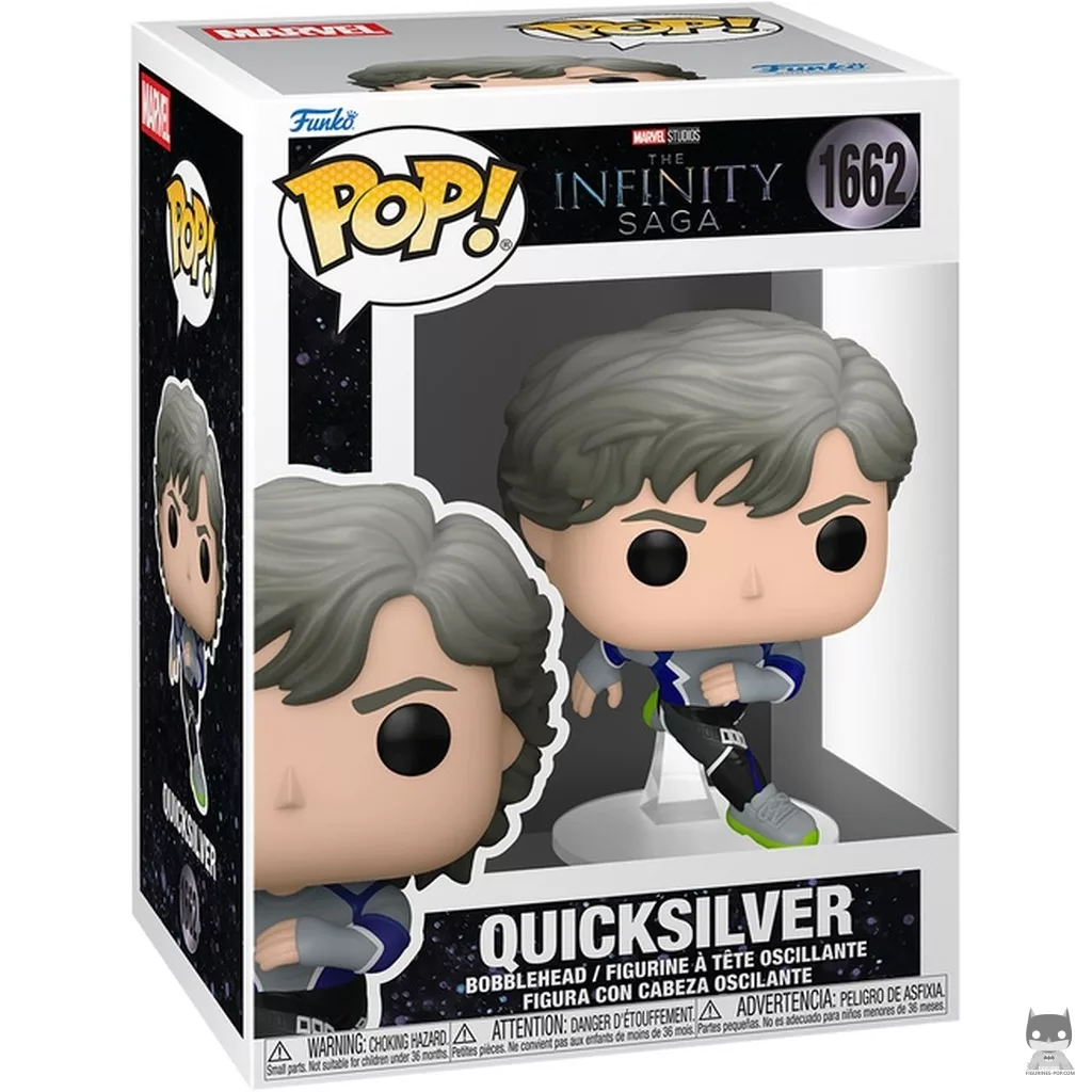 Quicksilver Funko Pop! figure in its box
