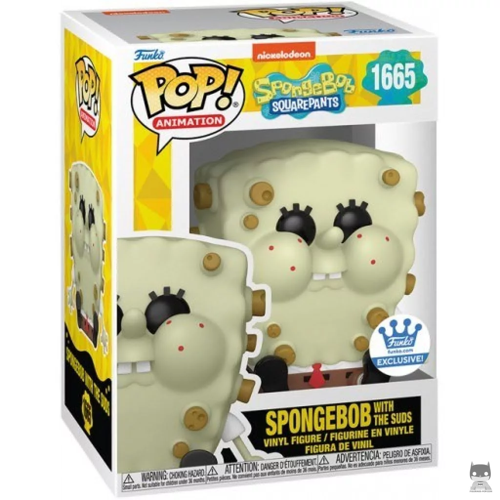Spongebob with the Suds Funko Pop! figure in its box