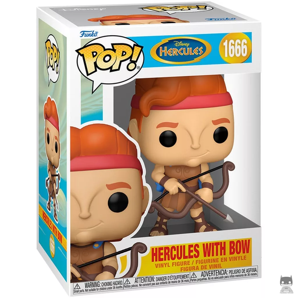 Hercules with Bow Funko Pop! figure in its box
