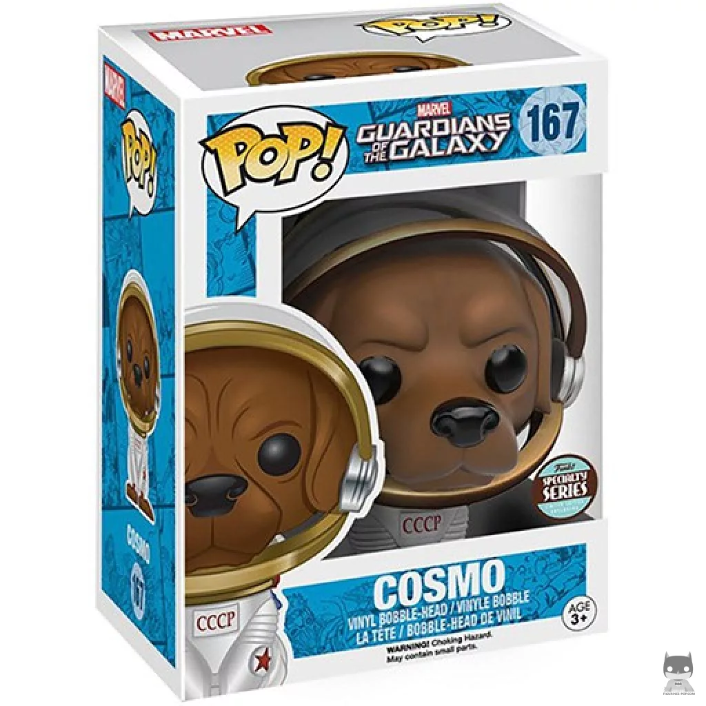 Cosmo Funko Pop! figure in its box