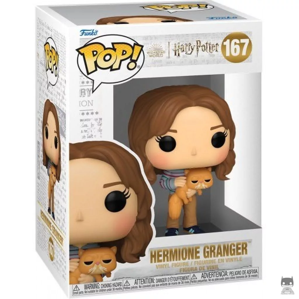 Hermione Granger with Crookshanks Funko Pop! figure in its box