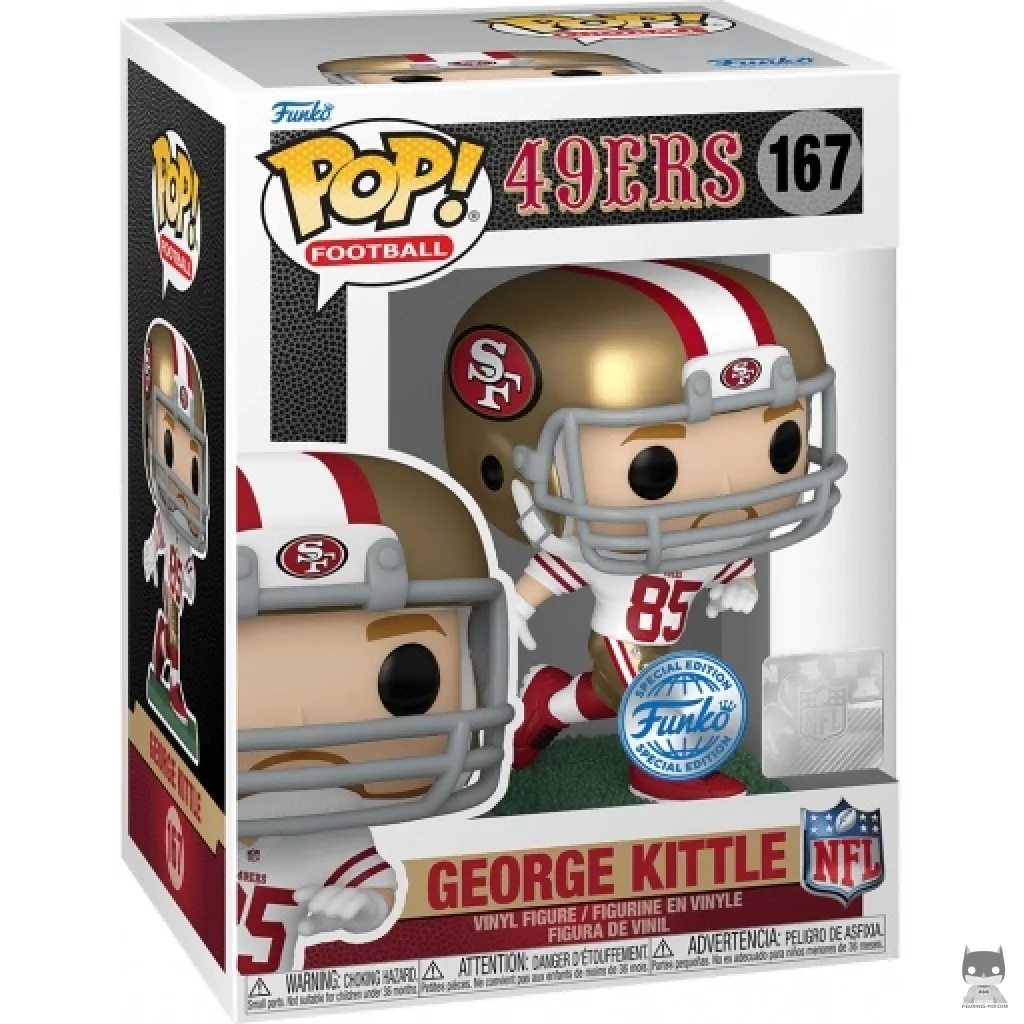 George Kittle Funko Pop! figure in its box