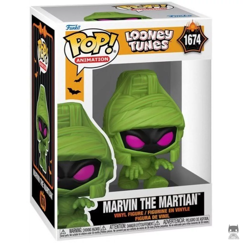Marvin The Martian (As Mummy) Funko Pop! figure in its box