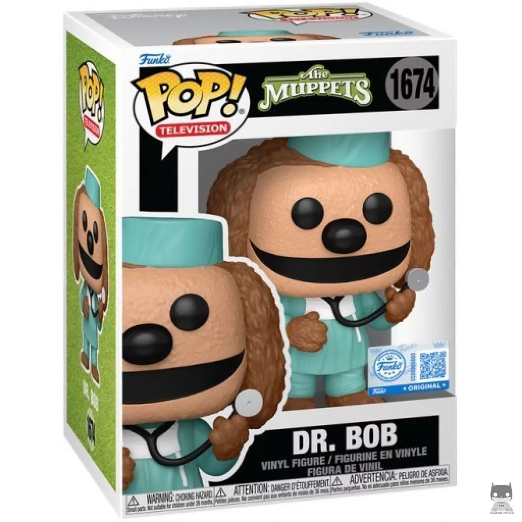 Dr. Bob Funko Pop! figure in its box