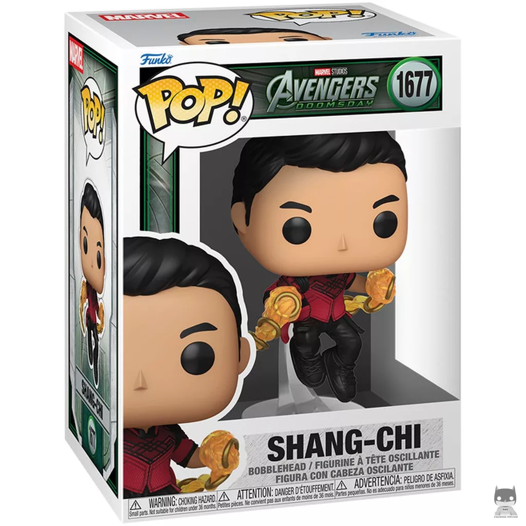 Shang-Chi Funko Pop! figure in its box