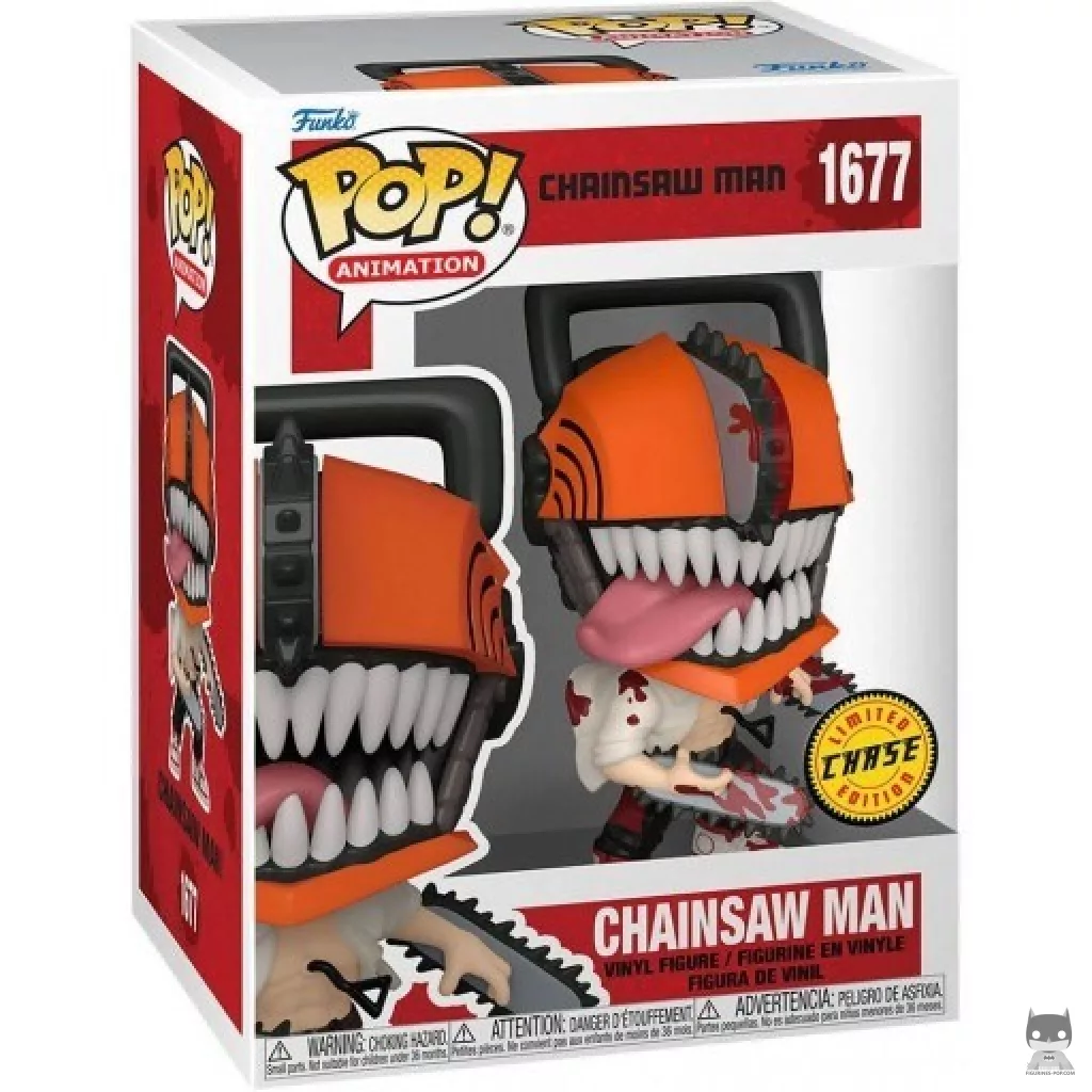 Chainsaw Man (Chase) Funko Pop! figure in its box