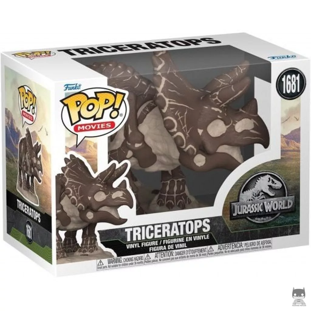 Triceratops (Fossil) Funko Pop! figure in its box